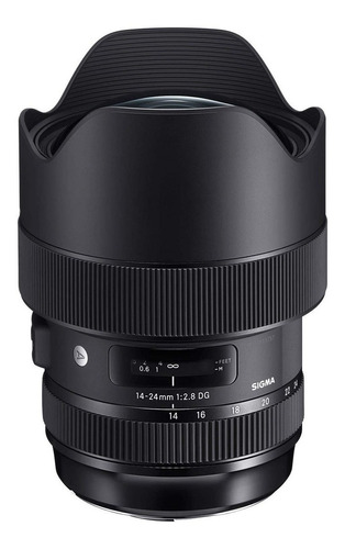 Lente Sigma 14-24mm F2.8 Dg Hsm Para Nikon, Negro