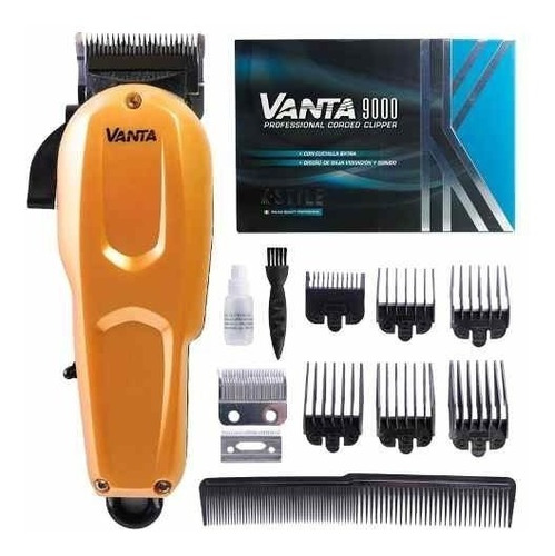 Vanta 9000 Corded Clipper Cortadora De Pelo Con Cable Dorada