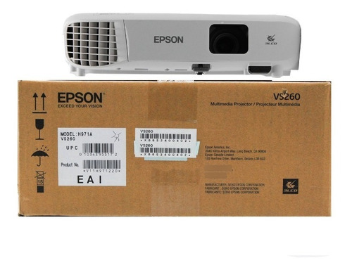 Video Beam Epson Vs260 Hdmi 3300 Lumens 