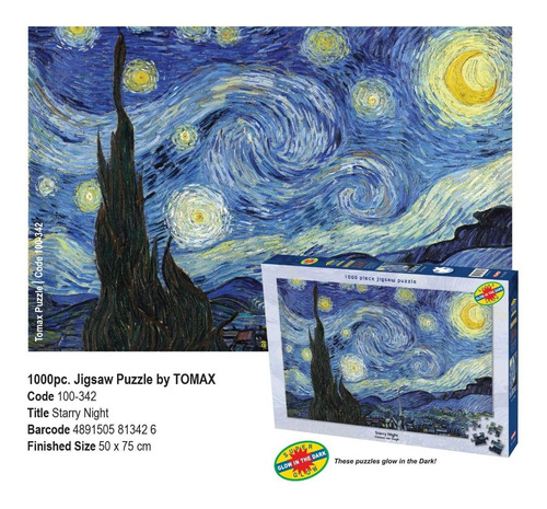 Puzzle Noche Estrellada - 1000 Piezas Tomax 100-342