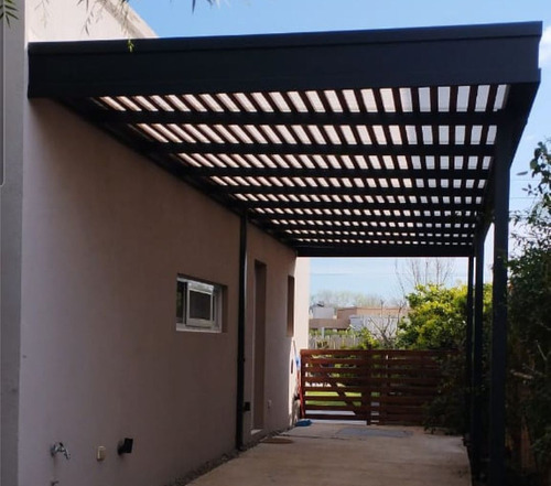 Pergolas Con Chapa Translucida Antigranizo (ideal Garages)