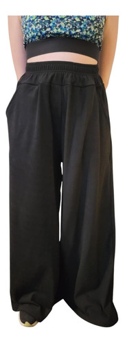 Maxi Palazo Pantalon Frisa Mujer Calentito X Talles