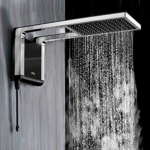 Imagem 3 de 5 de Chuveiro Acqua Storm Ultra Black/crom 7800w 220v Lorenzetti