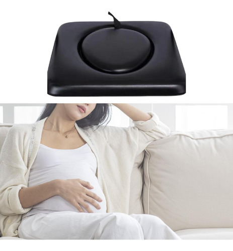 Pu Commode Almohadilla De Asiento De Agujero Redondo