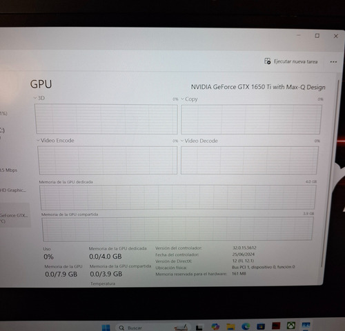 Laptop Gamer Msi Gf63 Thin , I5 9th 8gb Y 512gb Gtx 1650 Ti Negro (Usado)