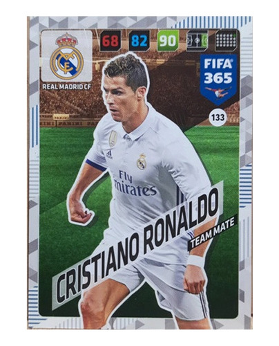 Carta Cristiano Ronaldo 2017 Fifa 365 Panini Importada 2017