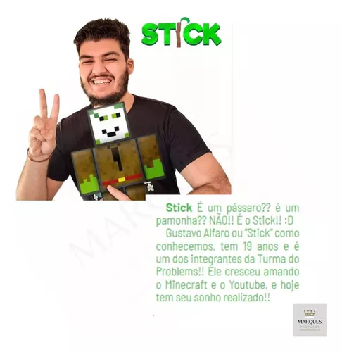 Kit c/ 6 Bonecos 35 cm Turma do Problems-Minecraft  - Algazarra - Boneco  Minecraft - Magazine Luiza