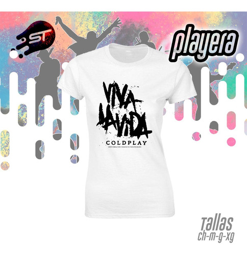 Playera Coldplay Viva La Vida Coldp-001