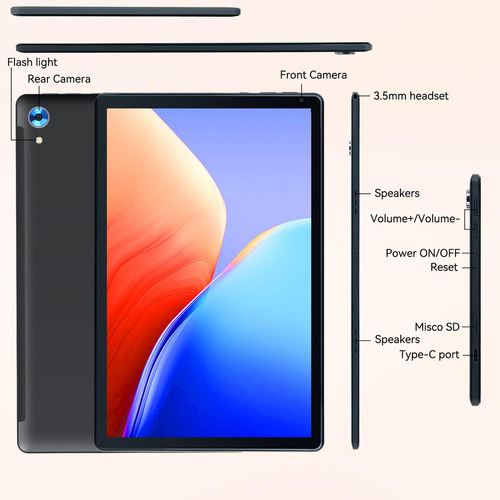 Tablet, Tablet Android De 10.1 Con Procesador Octa-core