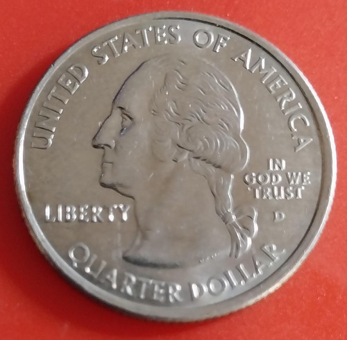 Moeda Americana Eua 1/4 Dólar 2001 North Carolina 132-246 (Usado)