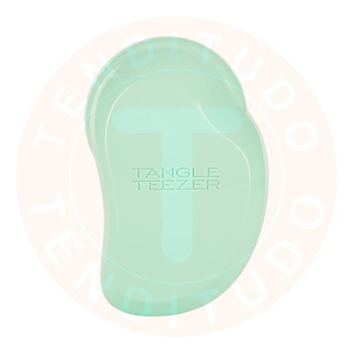 Imagem 4 de 10 de Escova Tangle Teezer Mini Original Aqua Marine Desembaraçar