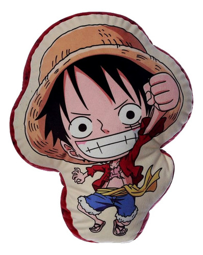 Almofada Formato Monkey D Luffy | One Piece | Kawaii