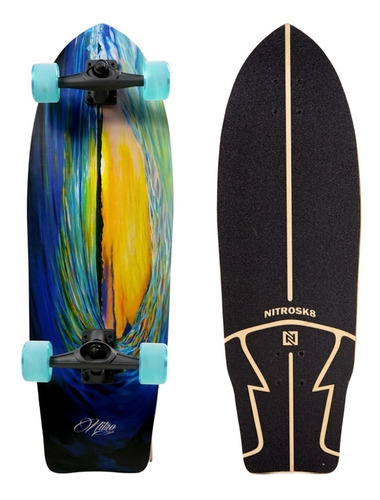 Surfskate Nitro Swuy Wave Sunset Simuladores Febo
