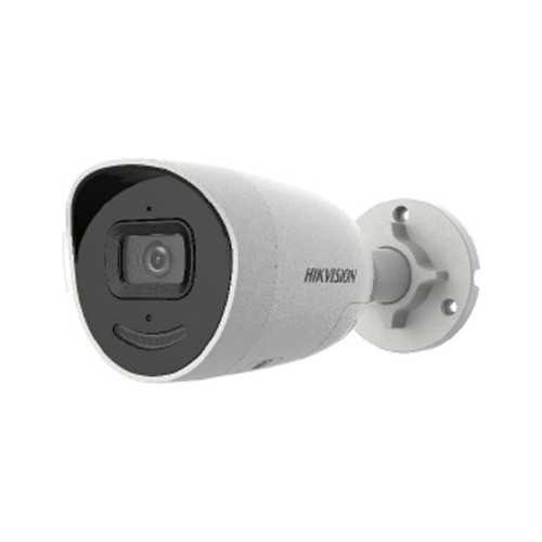 Cámara Bullet Hikvision Ip 4mp Con Luz Estroboscopica 