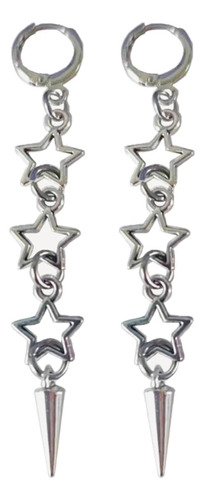 (b) Pendientes Con Forma De Estrella De Estilo Punk, Colgant