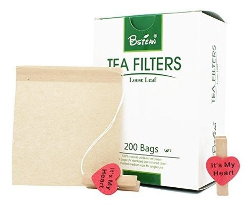 Bstean Té Bolsas Filtrantes Desechables De Infuser Del Té Co