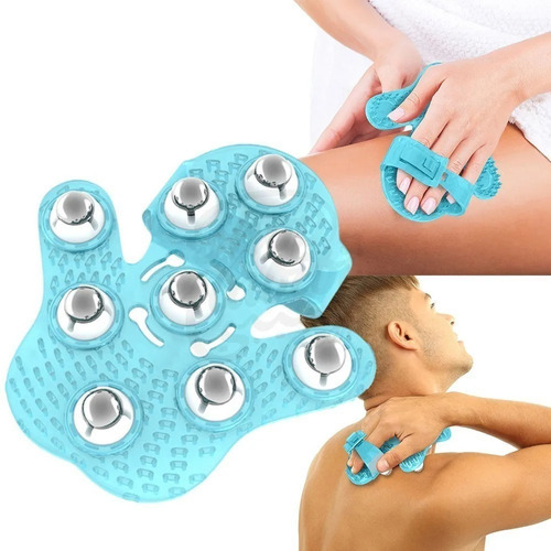 Masajeador Manual Antistress Cervical Relax Bolitas 360°