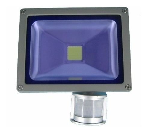 Foco Proyector De Area Led Rgb Color 20w Sensor Movimiento
