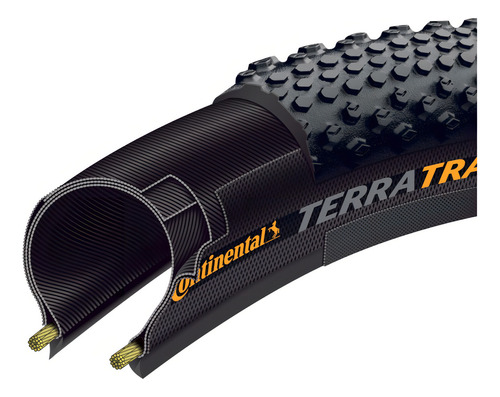 Neumático Continental Terra Trail Shieldwall 700x35 (1.35) negro