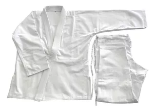 Jiu Jitsu Gi - Uniforme Completo Lona Nacional - Blanco