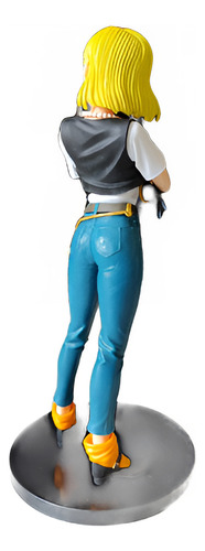 Figura Dragon Ball Z Androide Numero 18 Lázuli 25cm