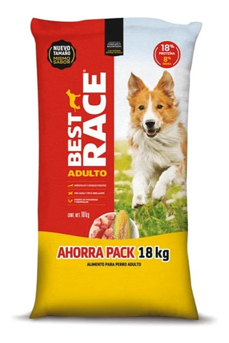 Croqueta Best Race Adulto 18 Kg Alimento Seco Perro Adulto