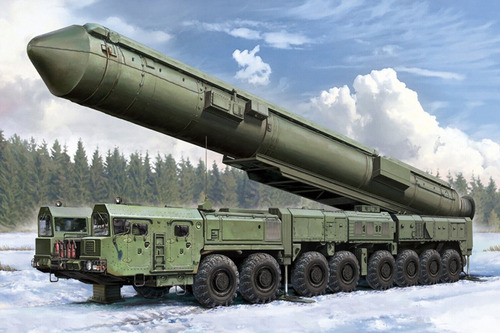 Hobbyboss 82952 Tel Of Rs 12m1 Topol M Icbm Complex 1:72