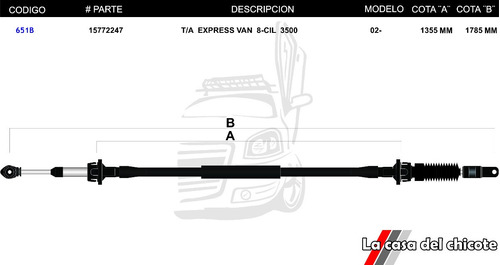 Chicote Selector De Velocidades Express Van Mod.2002