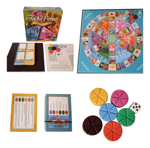 Trivial Pursuit Edición Familiar Original De Hasbro Completo (Usado)