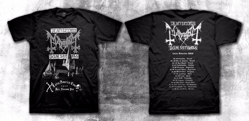 Mayhem - Tour 2016 - Remera