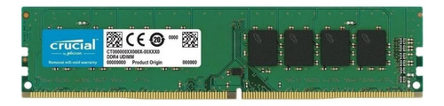 Memoria RAM color verde 8GB 1 Crucial CT8G4DFS8266