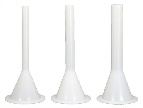 Funil Para Maquina De Moer Carne Boca 22 Kit Com 3 Unidades