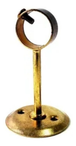 Imagen 1 de 10 de Soporte Cortina De 1/2 Abierto - Cerrado Bronceado X 50 Unid