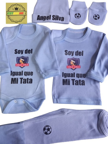 Ajuar 0 A 3. Soy Del Colo Colo Igual Que Mi Tata