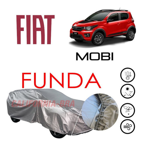 Funda Cubierta Lona Cubre Fiat Mobi 2023