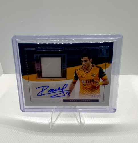 Tarjeta Raúl Jiménez Autógrafo/jersey Original 83/99 Invest (Usado)