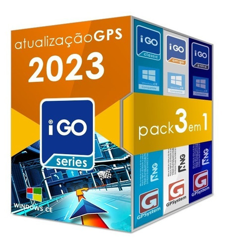 Atualização Gps 3 Navegadores Igo8 Amigo Primo + Suporte