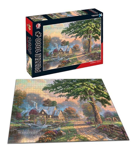 Imagen 2 de 6 de Puzzle Rompecabezas 1000 Piezas Country Hao Xiang