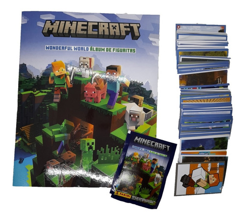 Minecraft 2023 Panini - Álbum Completo A Pegar