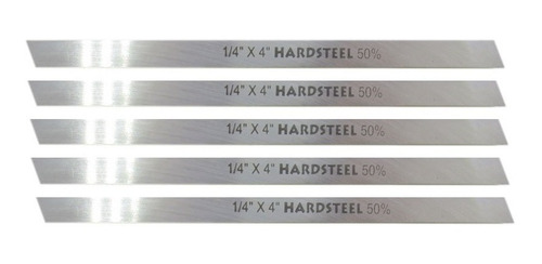 Kit 5 Bits 50% 1/4x4 Hardsteel 