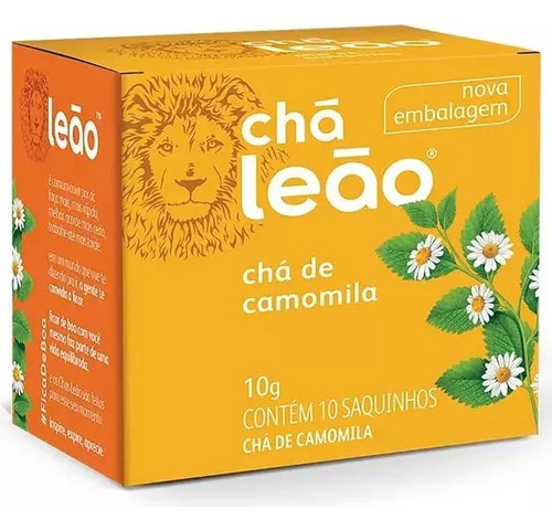 Chá Leão Camomila Em Sachê 25g - 30 Caixas C/ 25 Unid Cada
