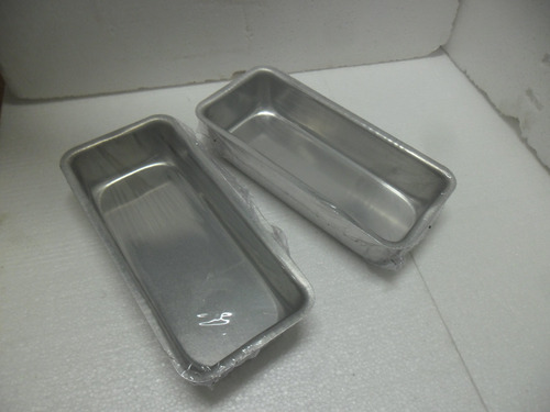 Imagen 4 de 6 de Molde De Aluminio Para Pan Y Budín Medidas 22x10,5x4 Cms