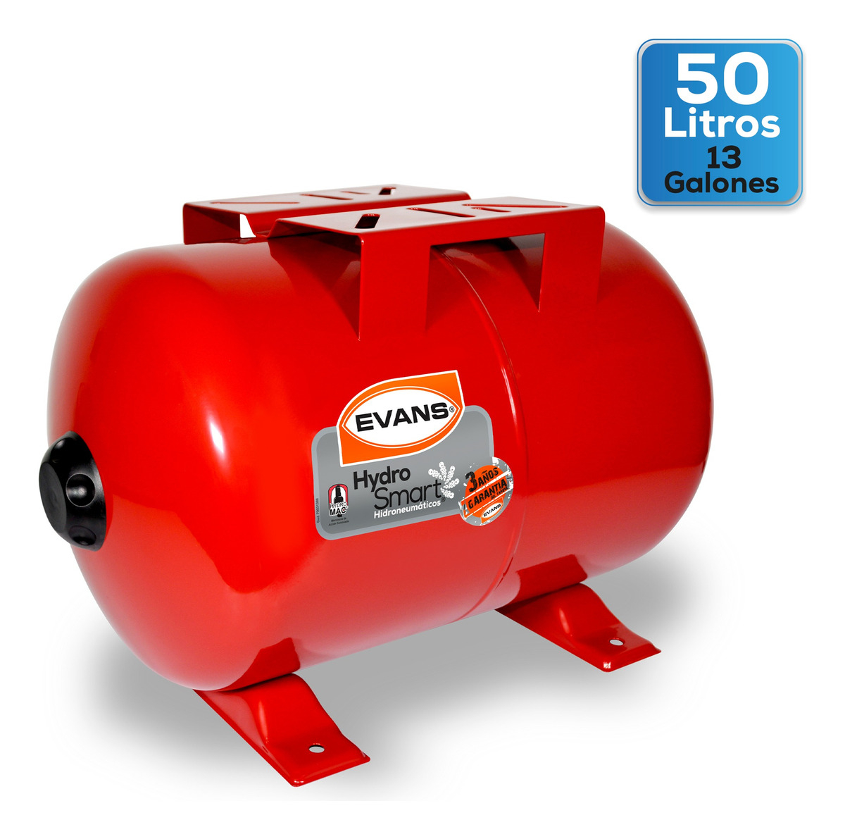 Tanque Hidroneumatico Evans Hydro-mac® De 50l Horizontal