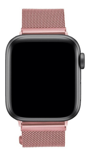 Imagen 4 de 9 de Pack Correa Acero Magnetica Compatible Apple Watch + Mica