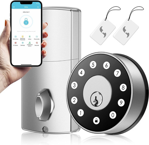 Cerradura Inteligente Smart Lock Con Teclado Y Tarjeta Rfid