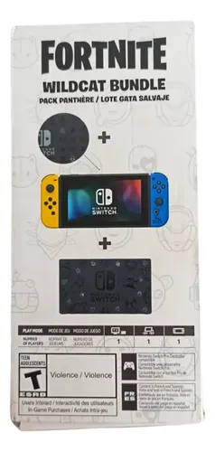 Console Nintendo Switch Edição Especial Fortnite Wildcat Bundle