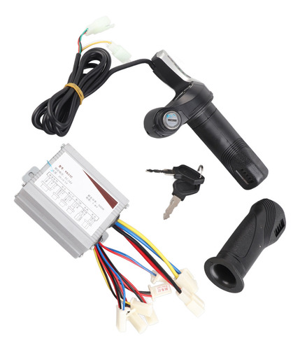Controlador 24v 500w Motor Escovado Speed Throttle Twist Gri