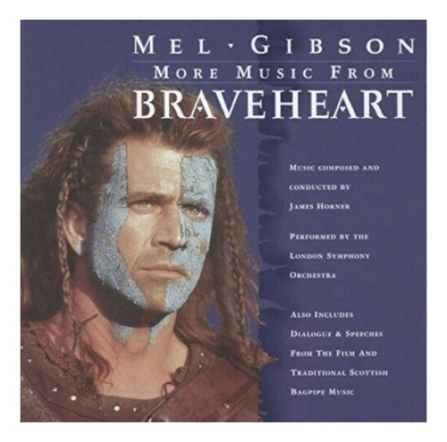 James Horner  More Music From Braveheart Cd