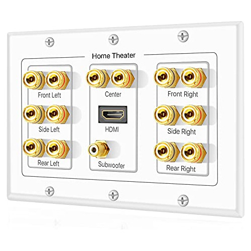 Placa De Pared Para Altavoz Tnp, Sonido Envolvente 7.1, Arco