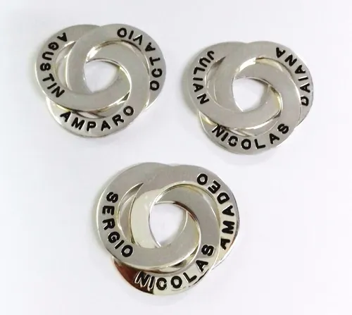 Argollas con nombres sales
